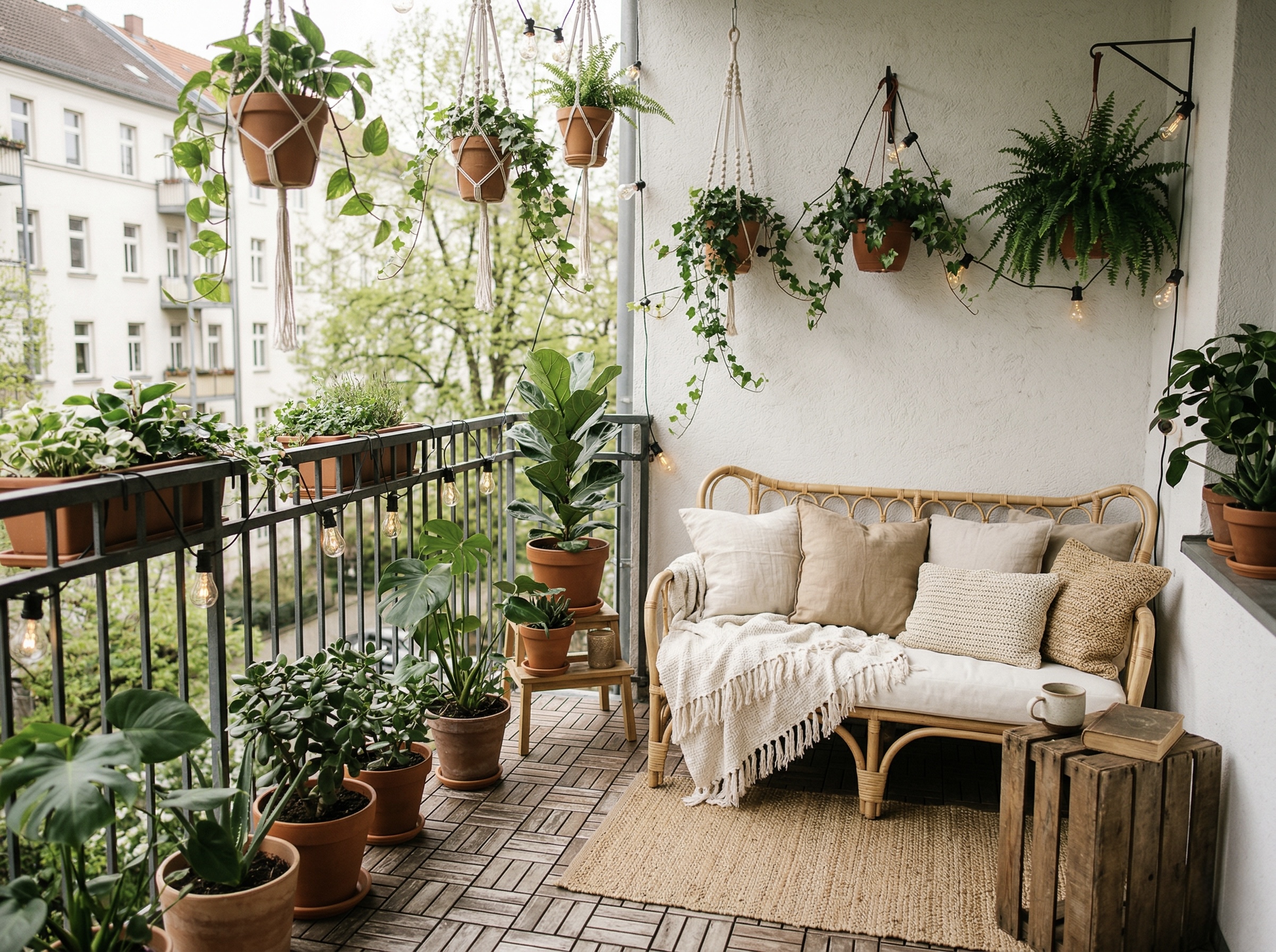 Natürlicher Balkon Outdoor Bereich