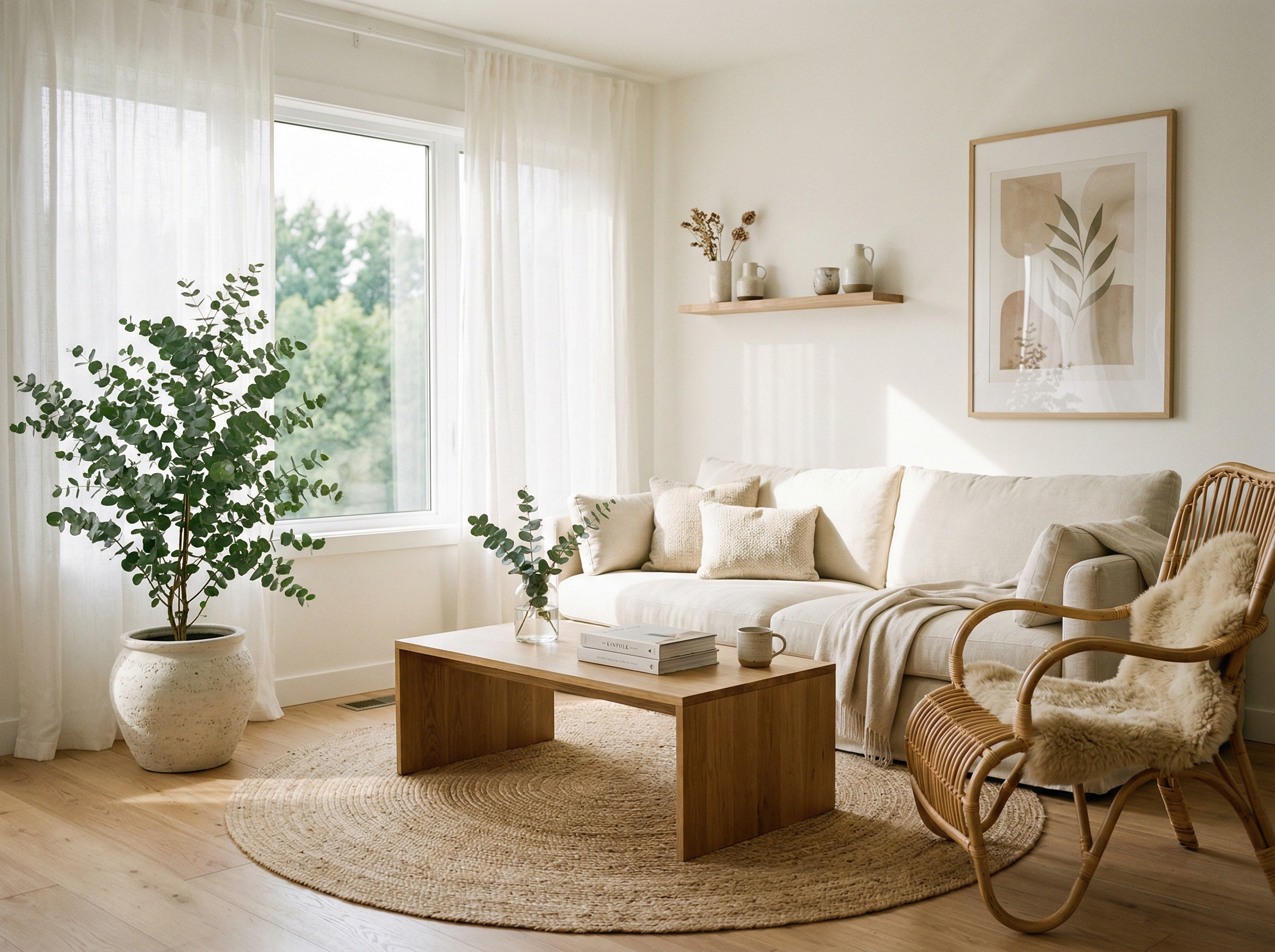 Natürliches Wohnzimmer