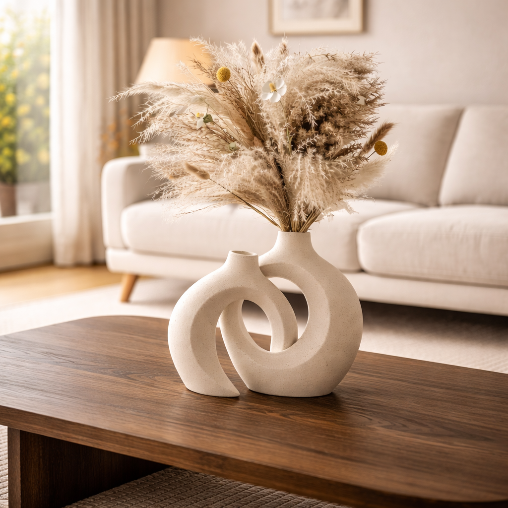 Keramik Vase für Japandi Deko