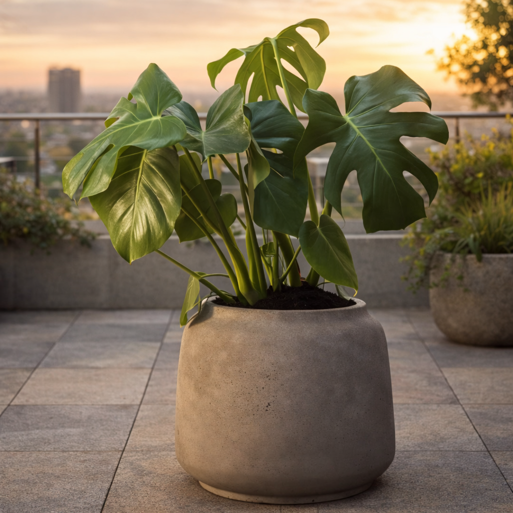 Lira Blumentopf Terrakottaoptik 40cm