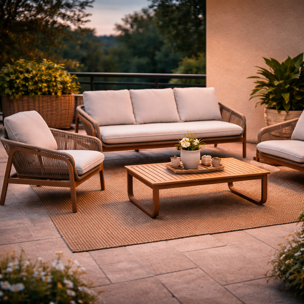 Kave Home Vellana Gartenset