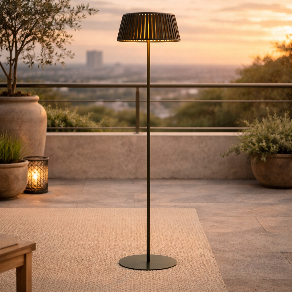 Aldet Outdoor Solar Stehlampe grün