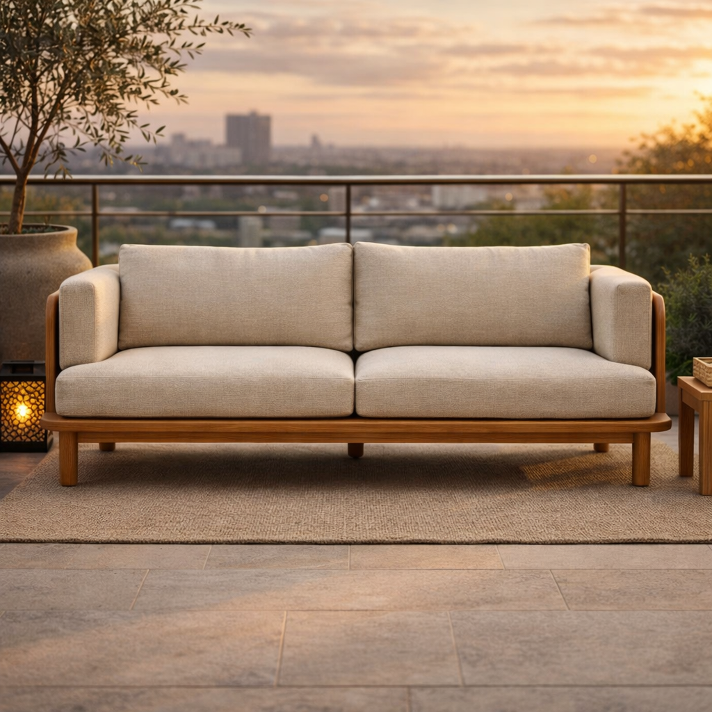 Turqueta 3-Sitzer Sofa FSC Teakholz