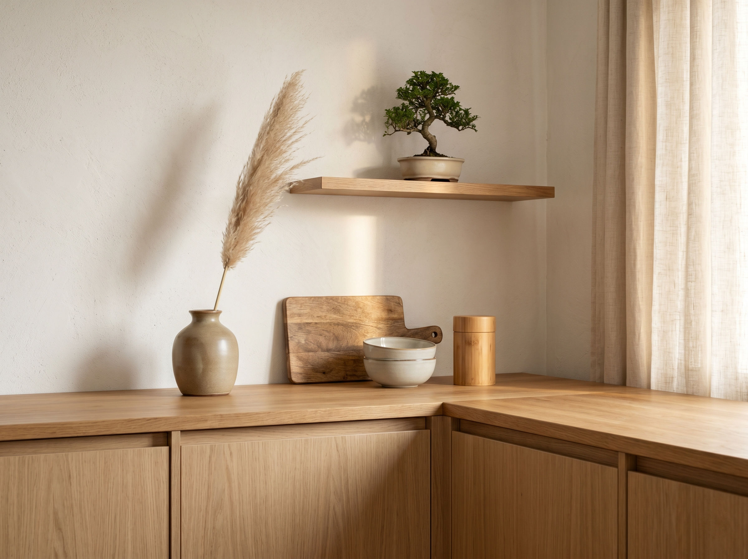 Japandi Küche einrichten