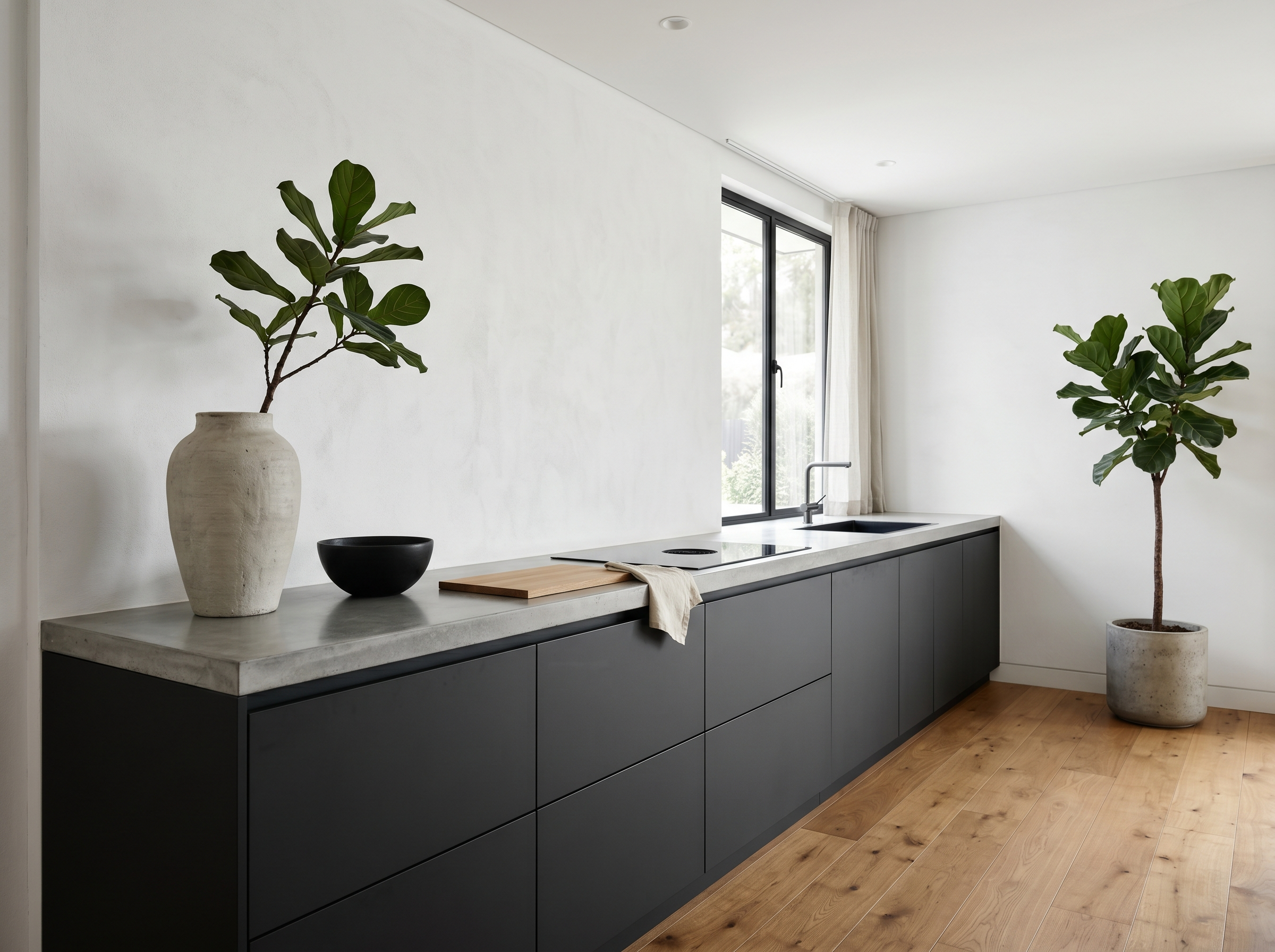 Minimalistische Küche einrichten