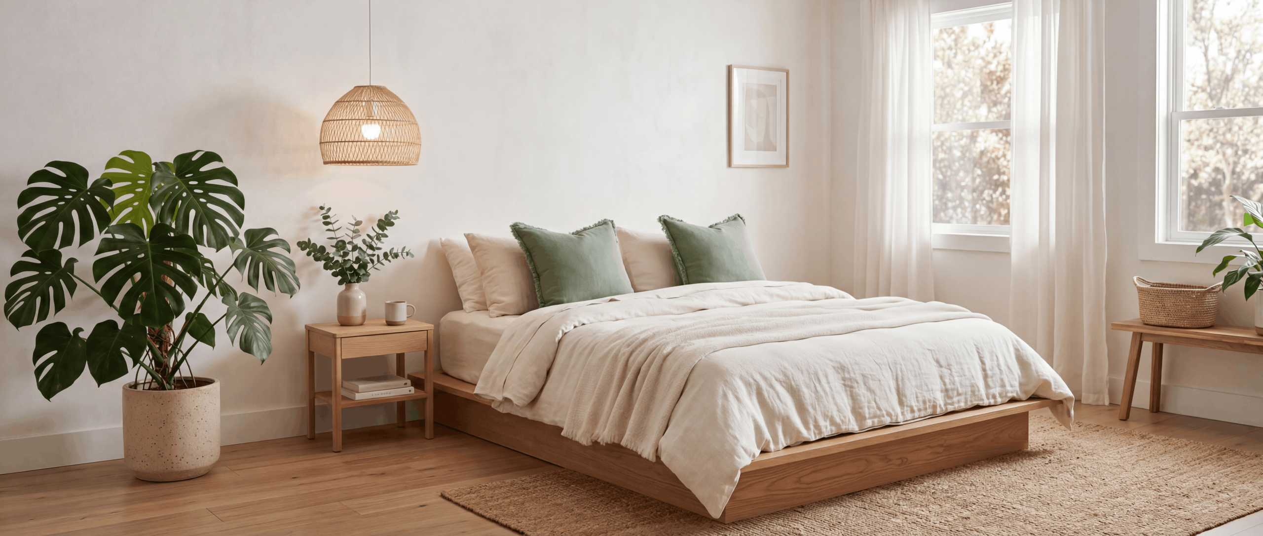 Schlafzimmer gestalten 2026 – 4 natürliche Stile