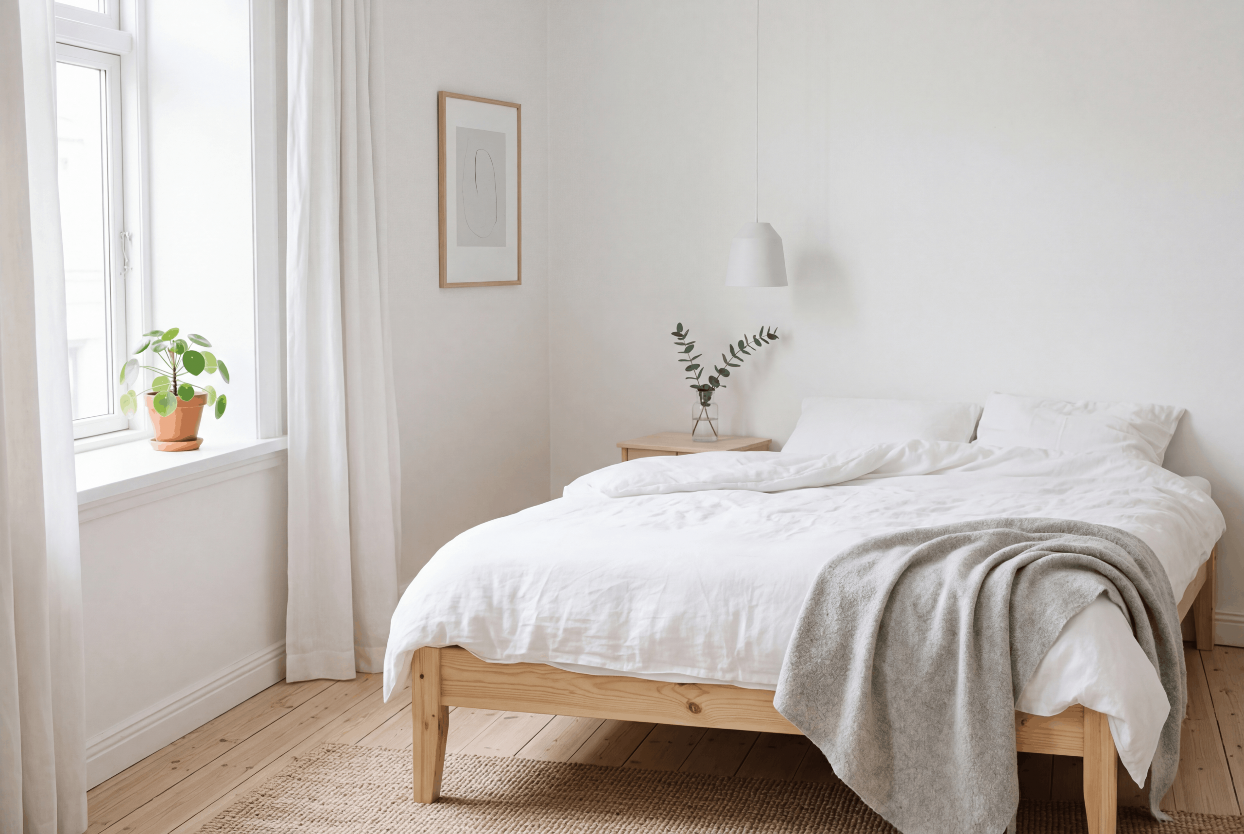 Skandinavisch Schlafzimmer