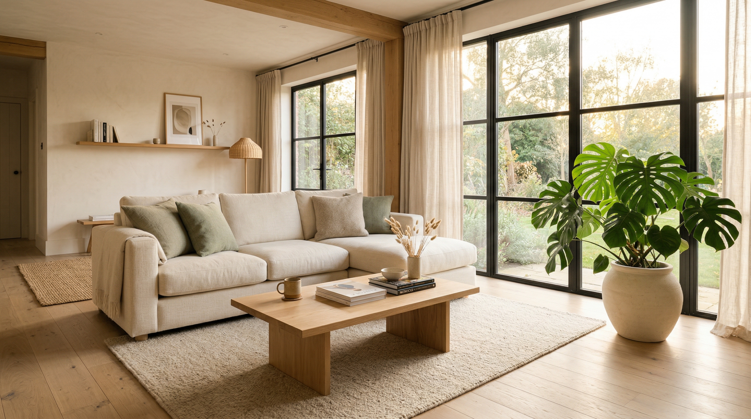 Wohnzimmer einrichten – 4 natürliche Stile 2026